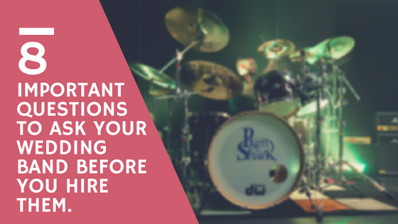 Important questions to ask your wedding band before you hire them